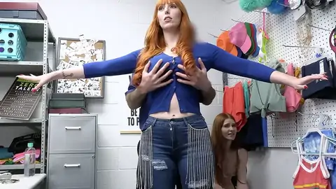 Two Redheads Are Having An Ffm Threesome With Officer