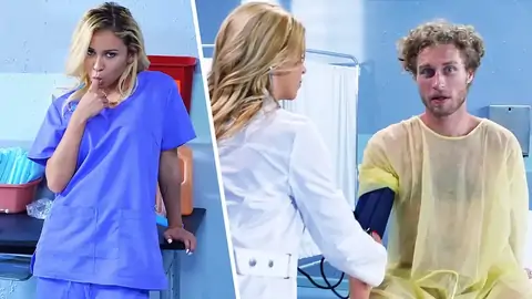 The Mummy Is Astonished While A Nubile Is Providing A Mitt-job